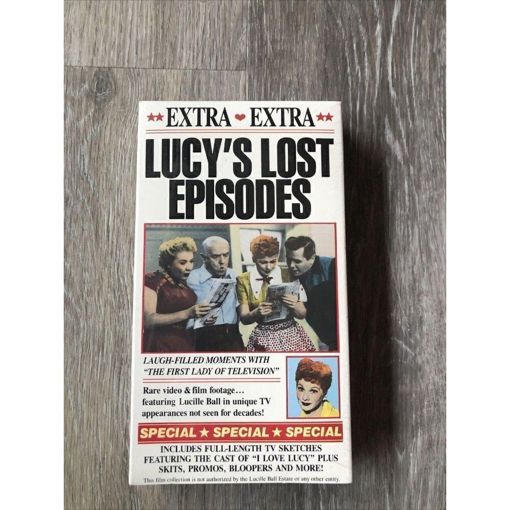 *Lucys Lost Episodes VHS-Brand New Sealed